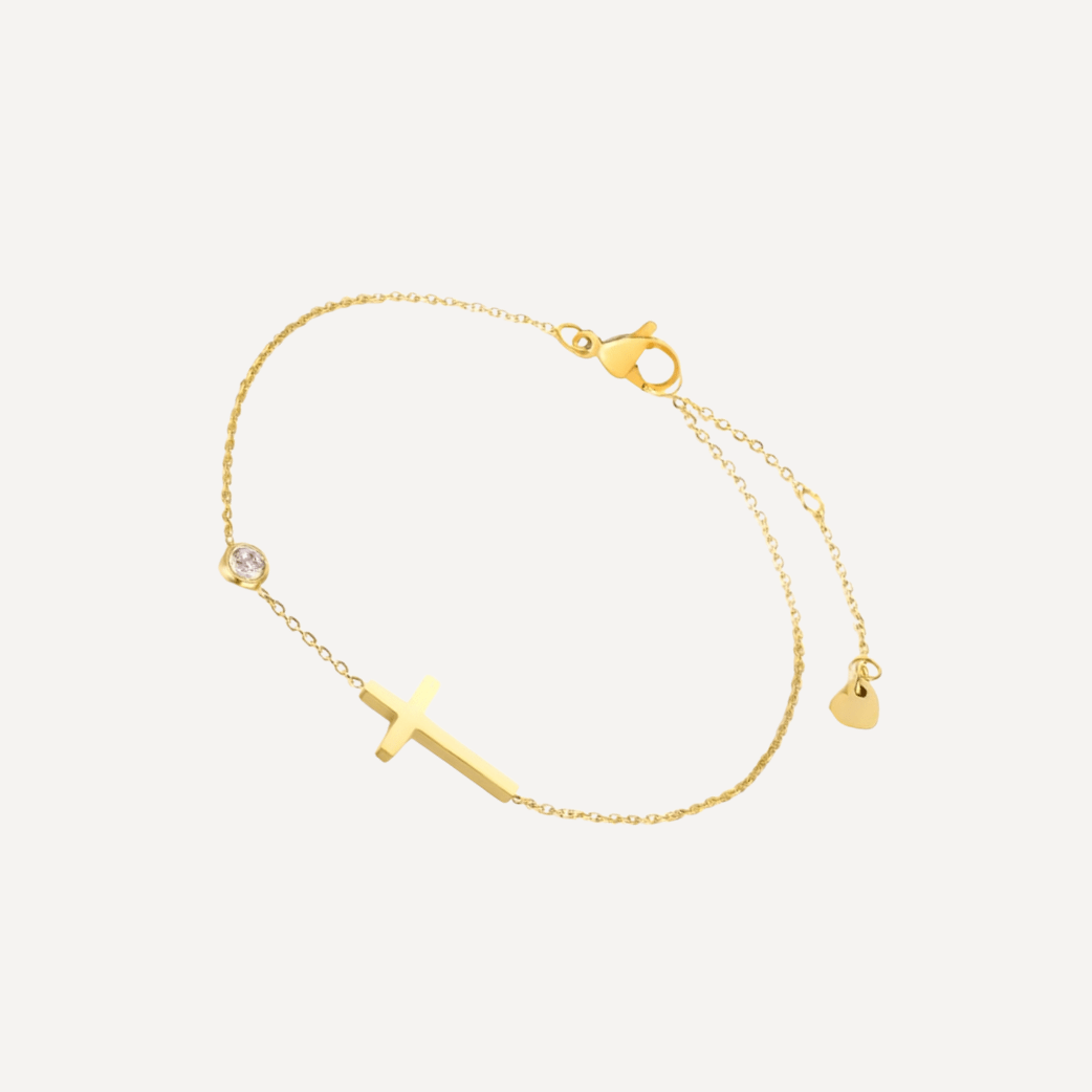 Bracelet Agapè - Acier inoxydable - Bijoux Croix