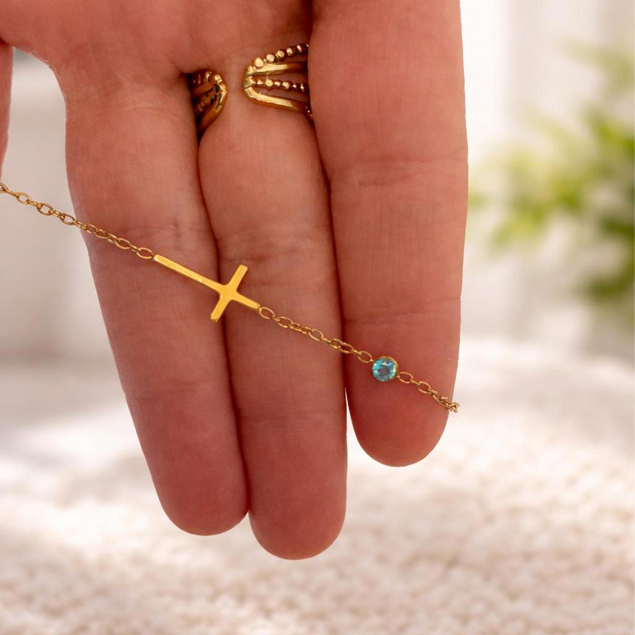 Bracelet Agapè - Acier inoxydable - Bijoux Croix