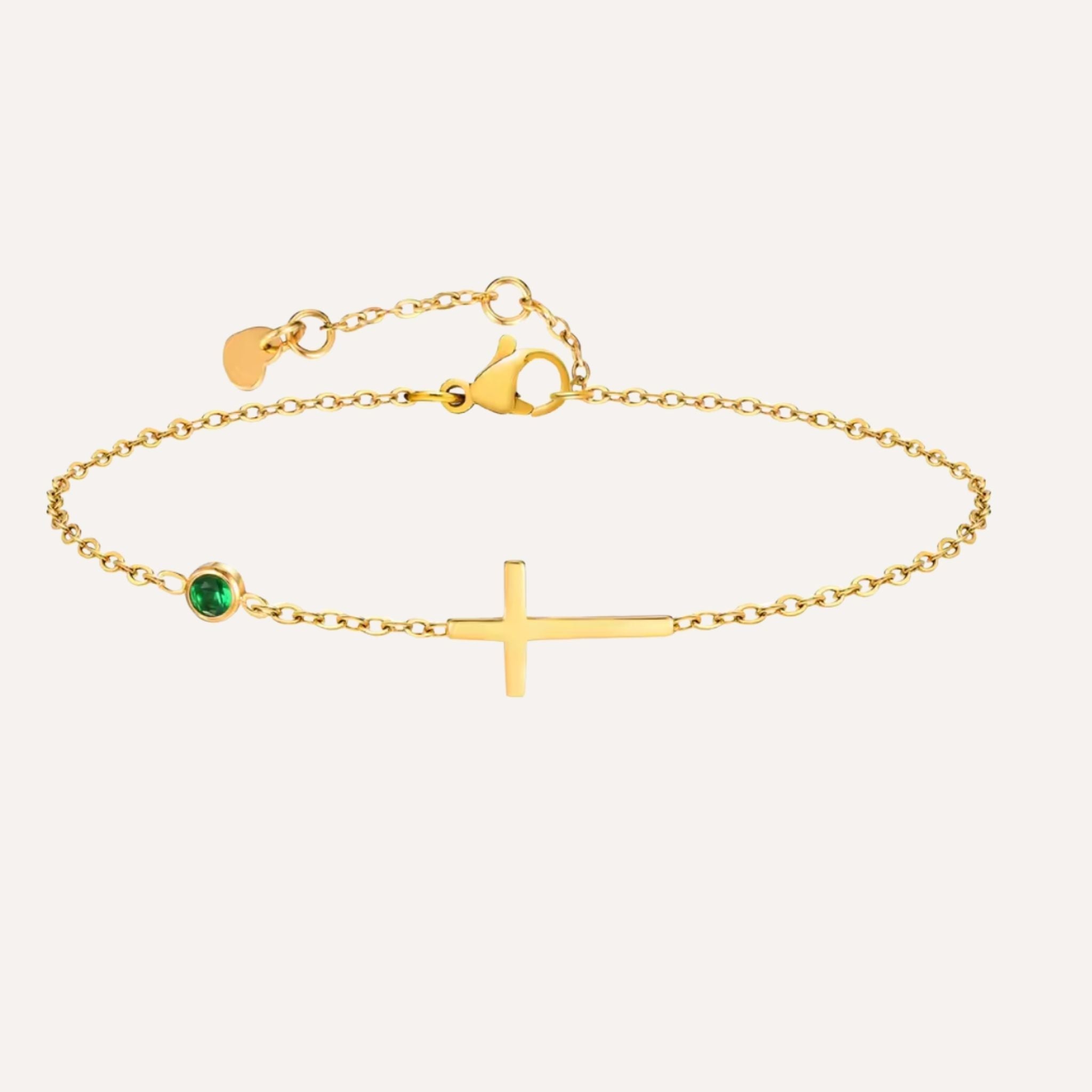 Bracelet Agapè - Acier inoxydable - Bijoux Croix