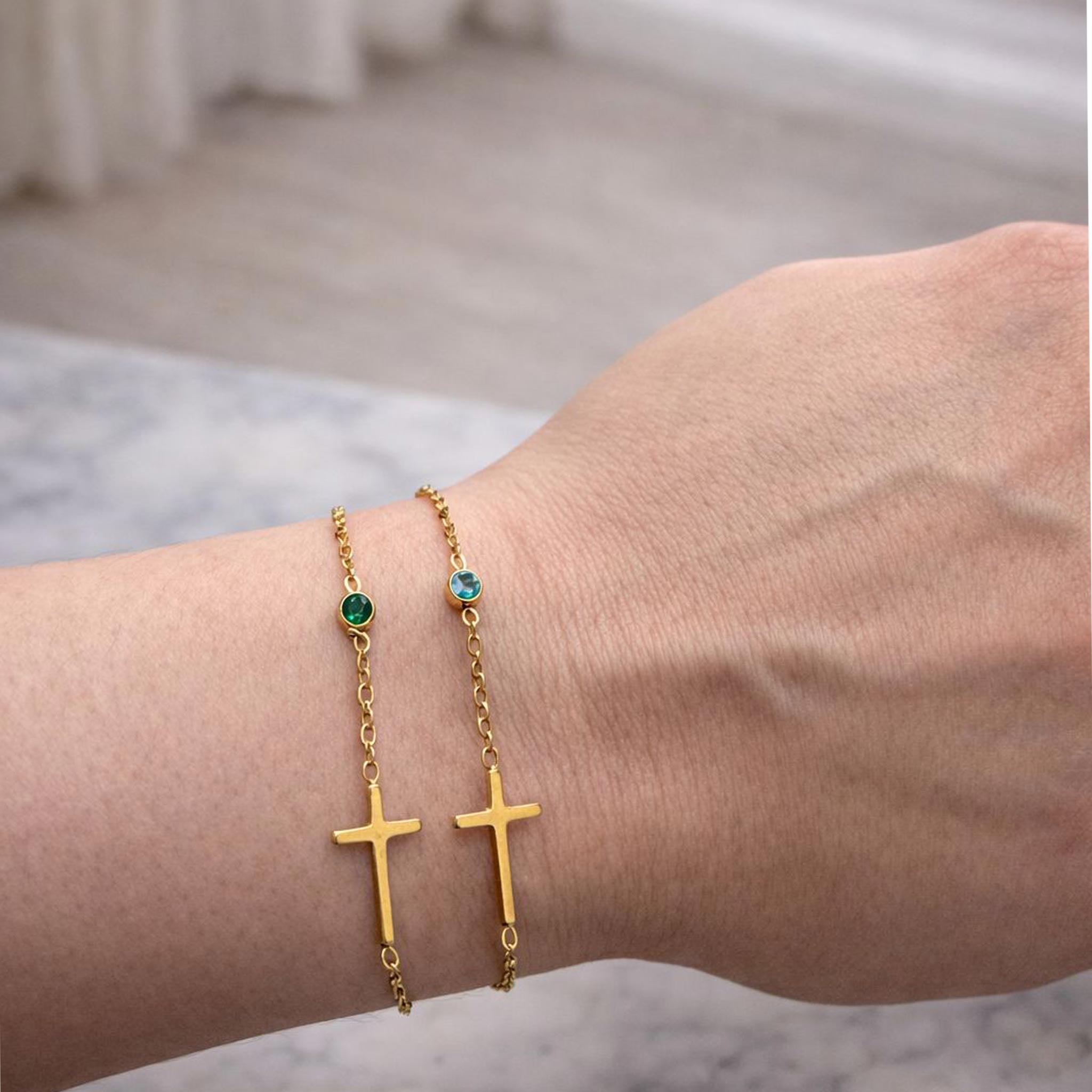 Bracelet Agapè - Acier inoxydable - Bijoux Croix