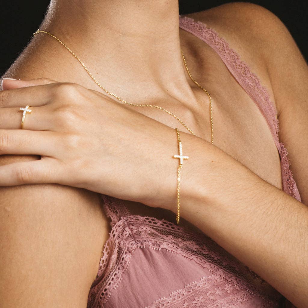 Bracelet croix Lumière - Bijoux Croix