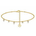 Bracelet Croix Multiple à Breloques - Bijoux Croix