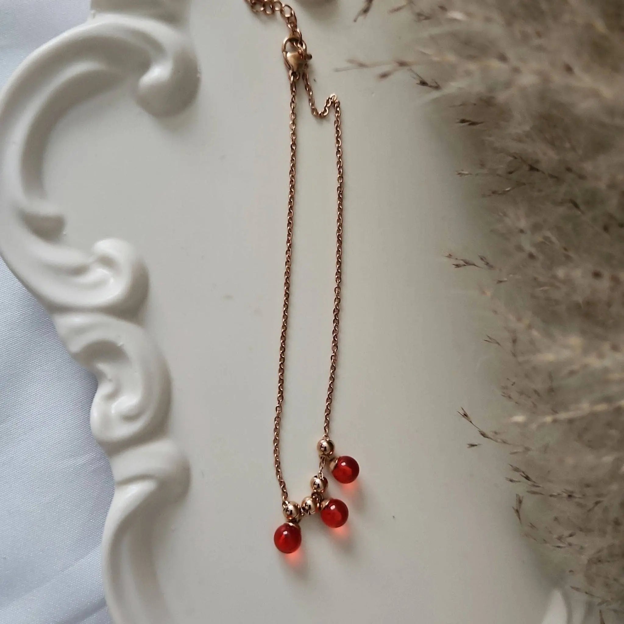 Bracelet de cheville Trinité - Acier inoxydable - Bijoux Croix