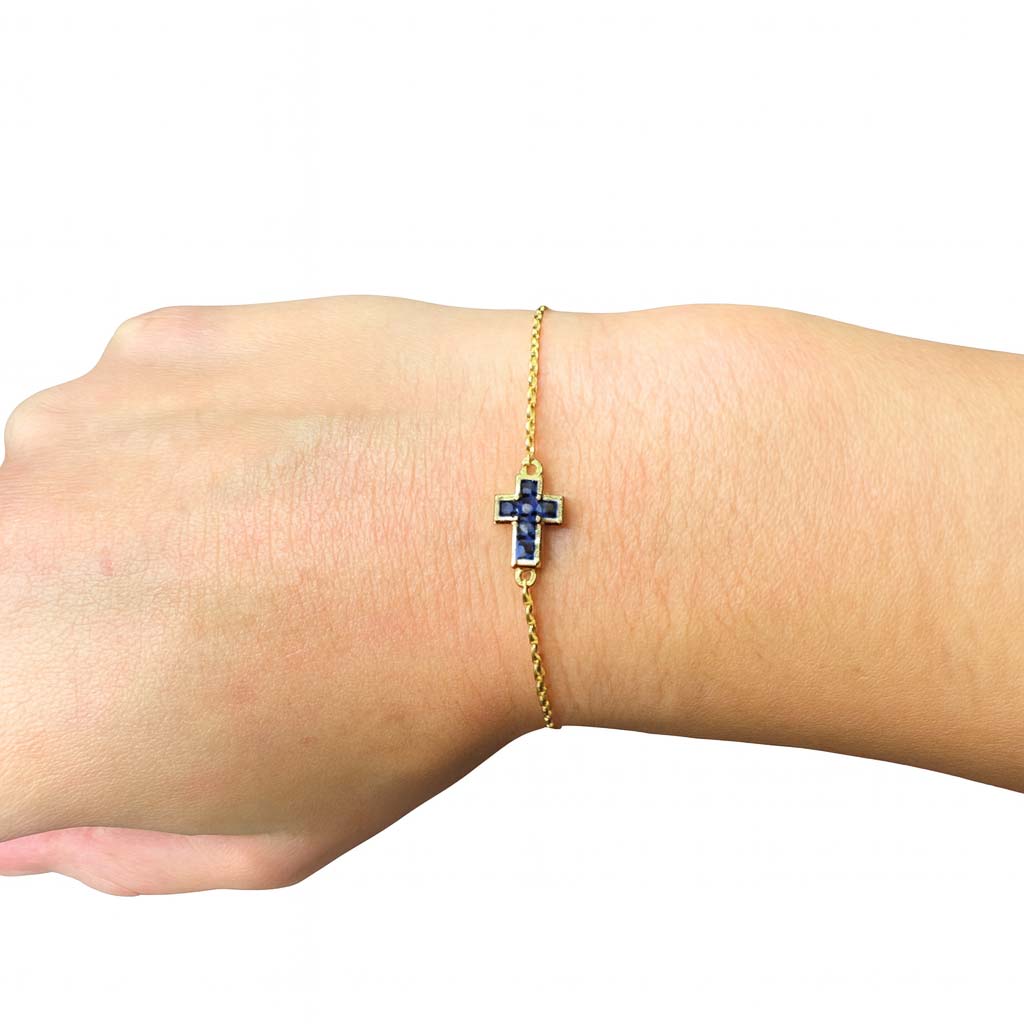 Bracelet Joël Croix coloré - Bijoux Croix