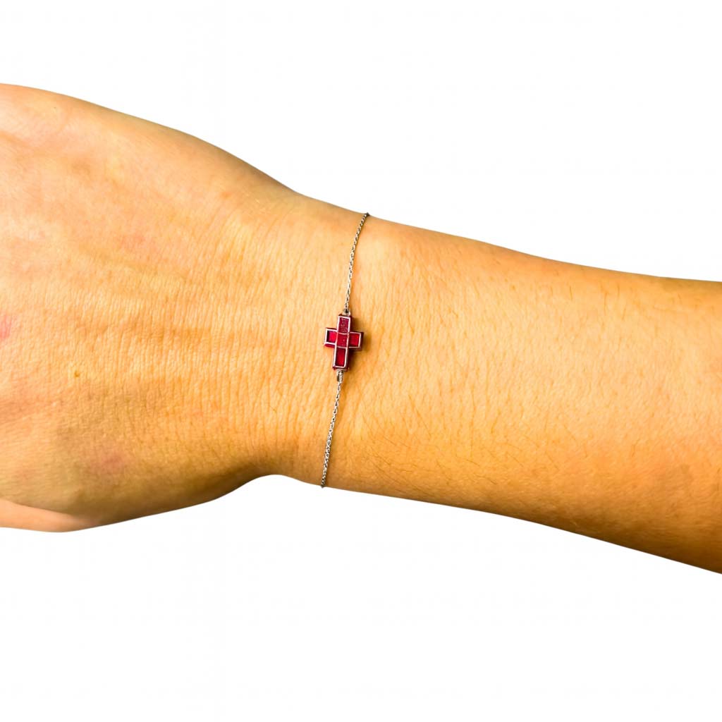 Bracelet Joël Croix coloré - Bijoux Croix