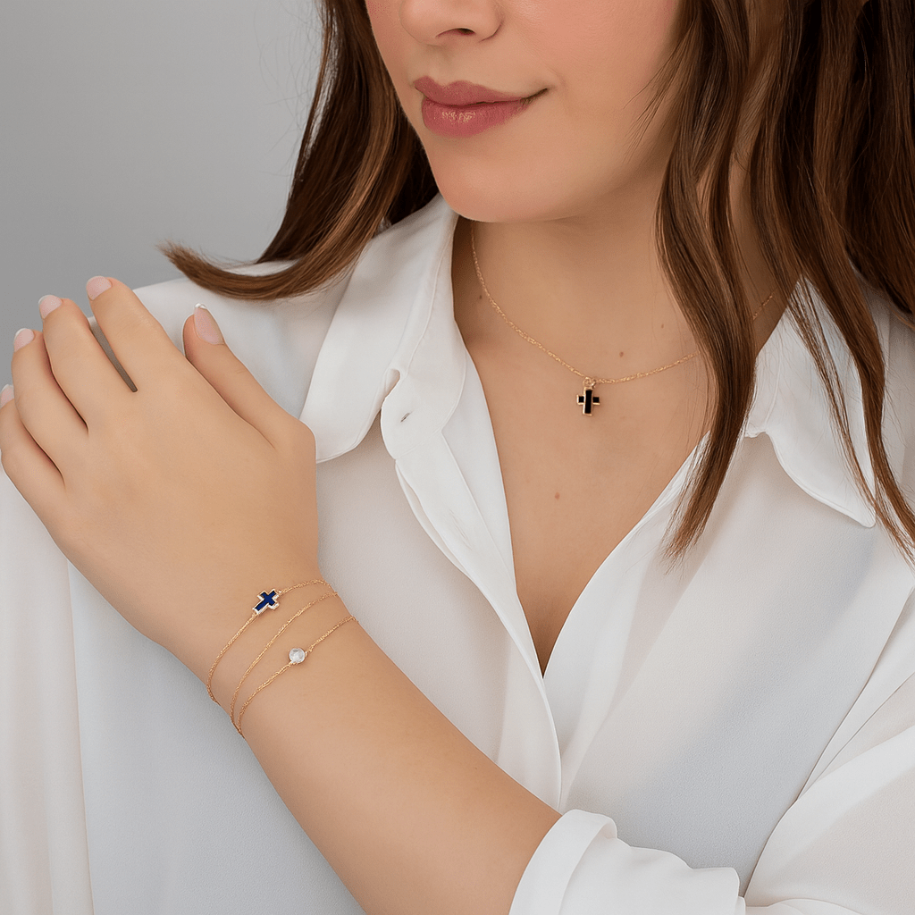 Bracelet Joël Croix coloré - Bijoux Croix