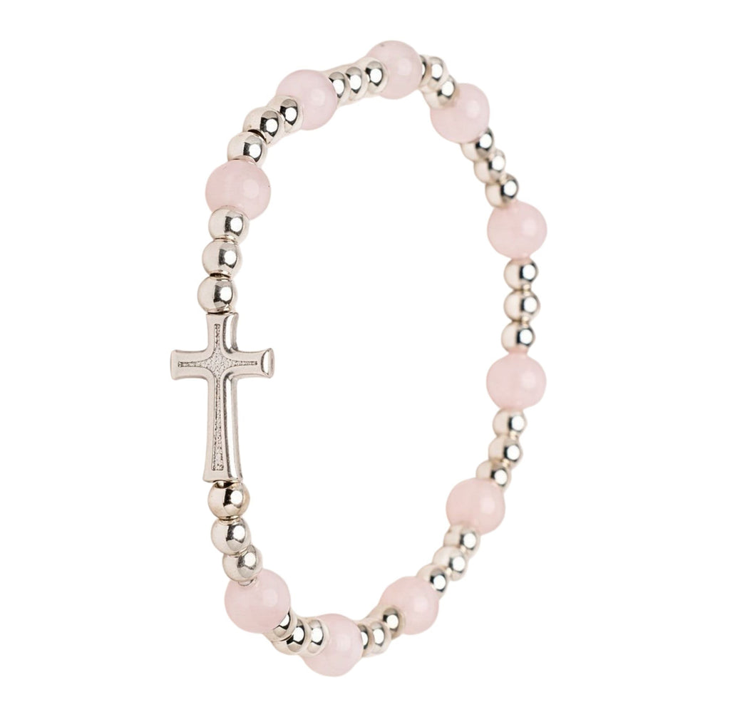 Bracelet Maria Quartz Rose - Bijoux Croix