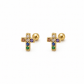 Clous d’oreilles Eden - Bijoux Croix