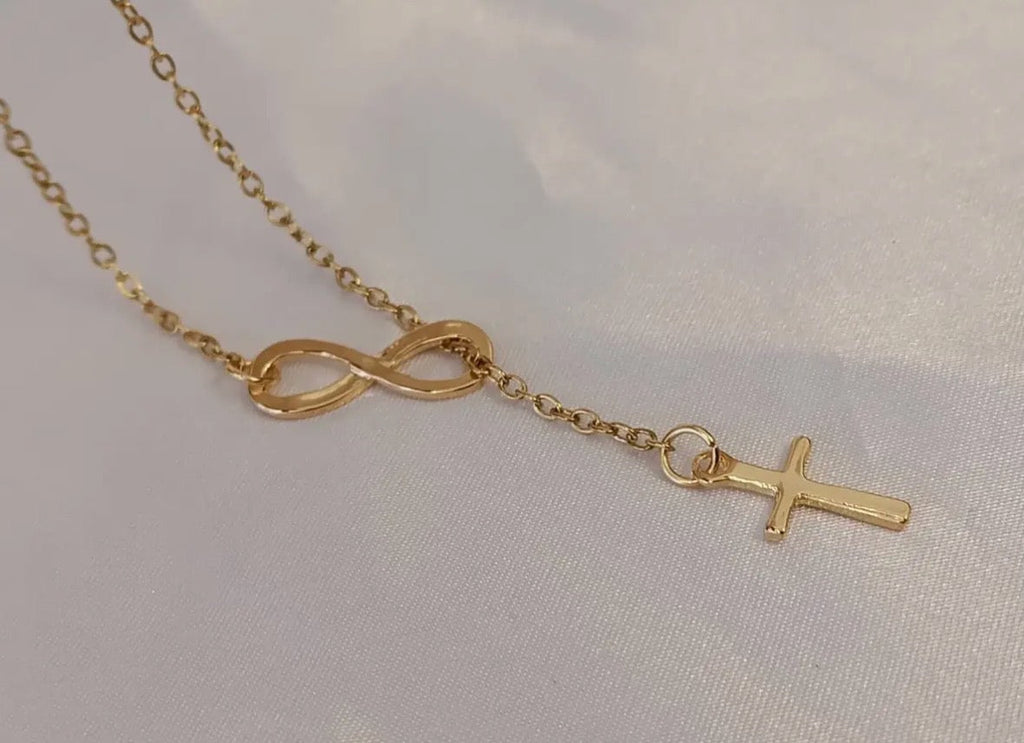 Collar "Amor Infinito" | Cruz & Éternité - Bijoux Cruz
