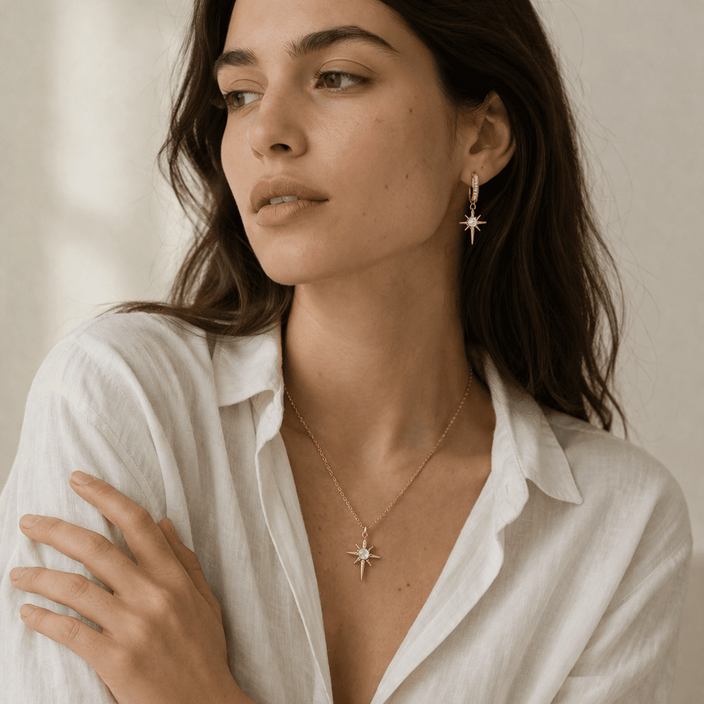 Collier Bethléem - acier inoxydable - Bijoux Croix