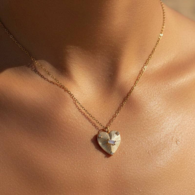 Collier cœur Ahava - Bijoux Croix