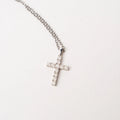 Collar cruz Estrella de Belén Plata 925 y Moissanite
