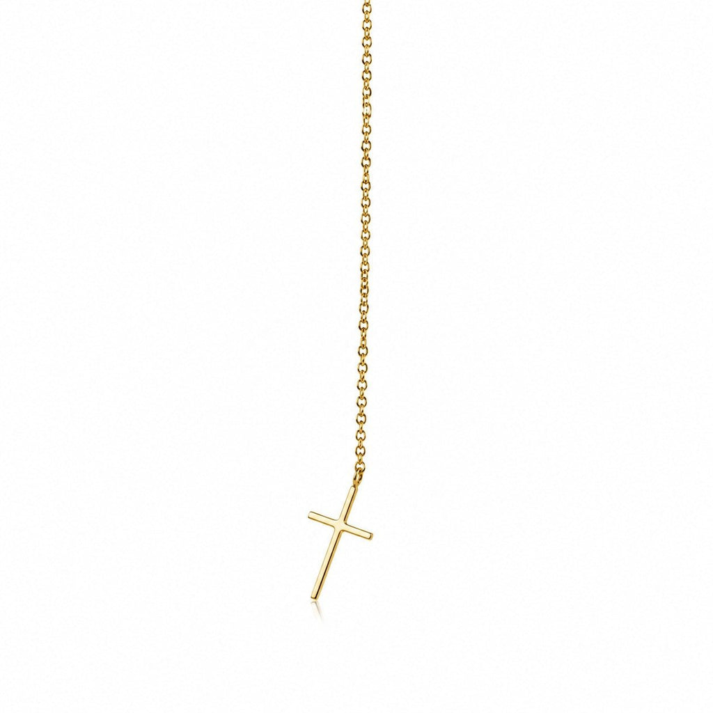 Collier croix Adonaï - Acier - Bijoux Croix