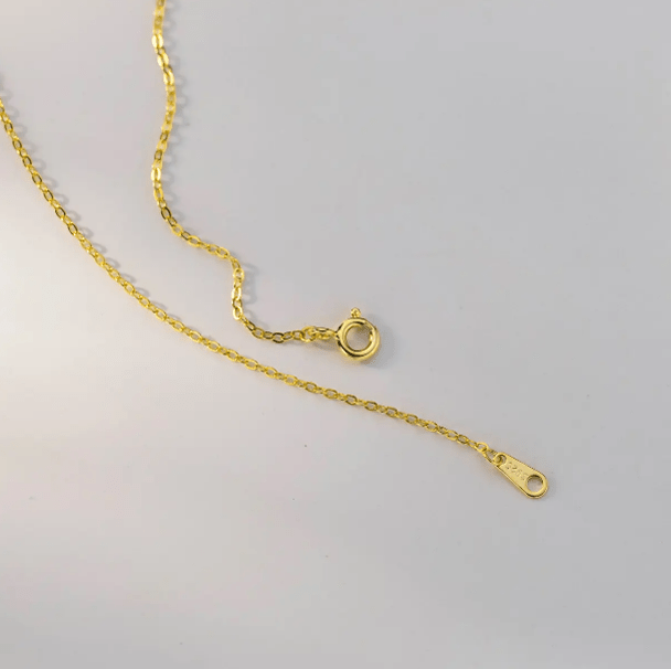 Collier Croix Adonaï - chaîne dorée