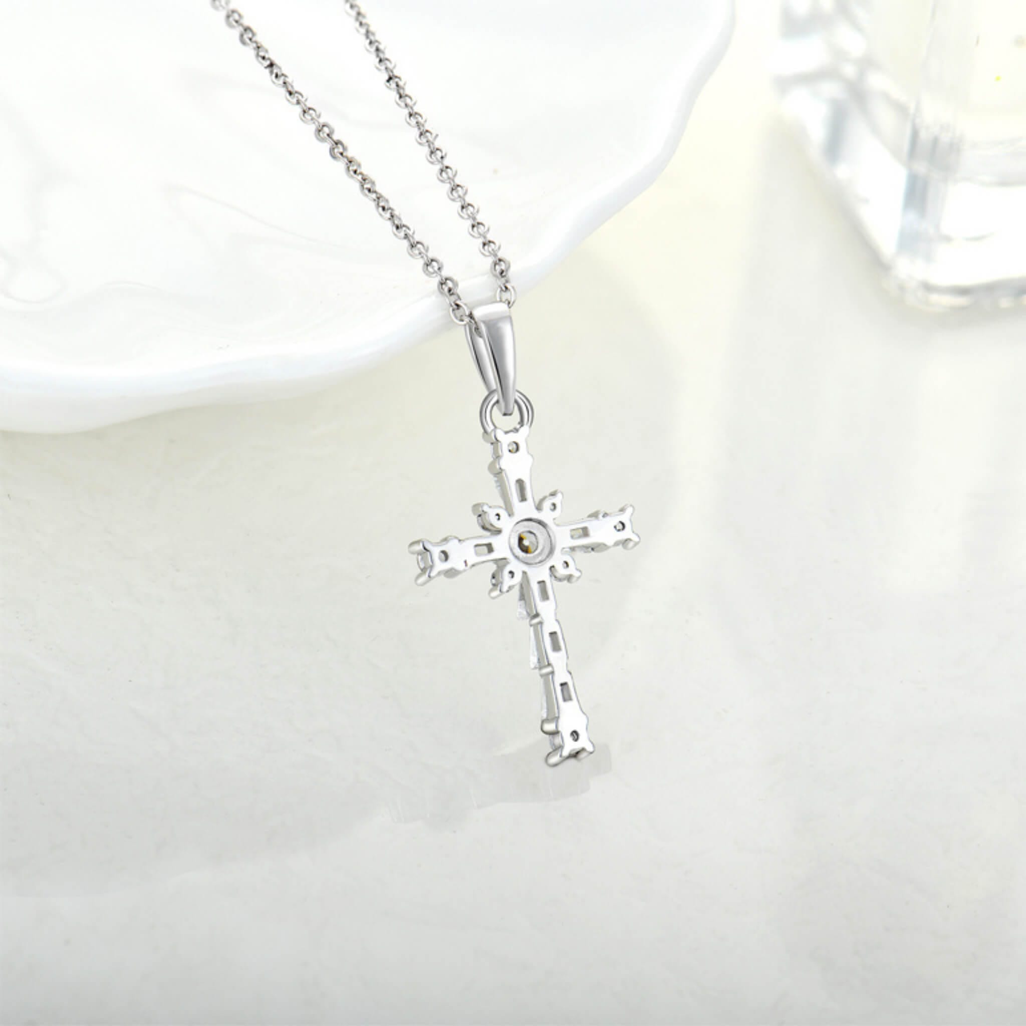 Collier Croix Chloé envers