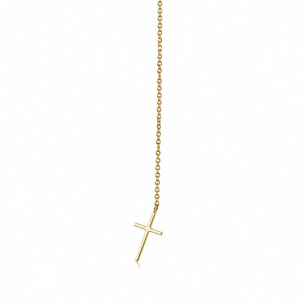 Collier Croix Chrétienne Acier - Adonaï - Bijoux Croix