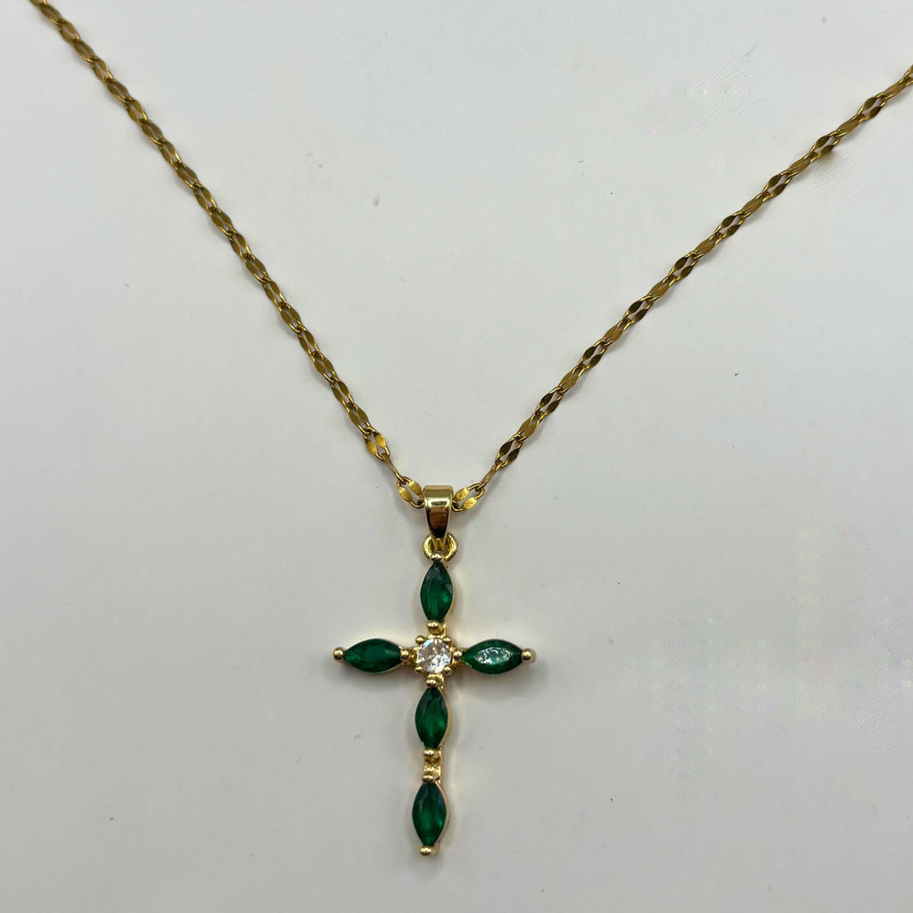 Collier Croix Eclat - Acier Inoxydable - Bijoux Croix