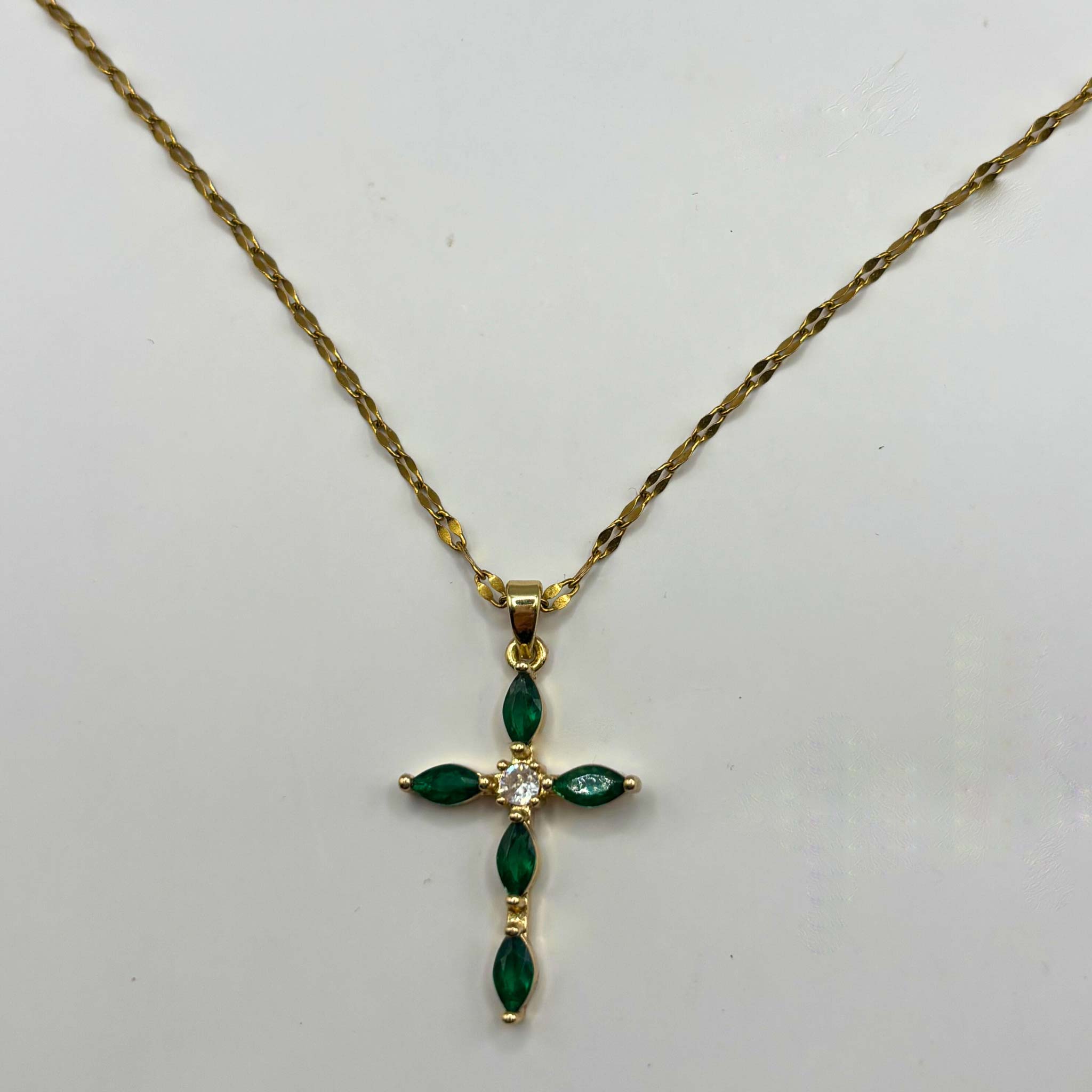 Collier Croix Eclat - Acier Inoxydable - Bijoux Croix