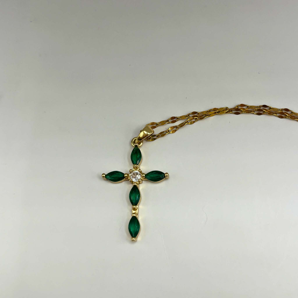 Collier Croix Eclat - Acier Inoxydable - Bijoux Croix