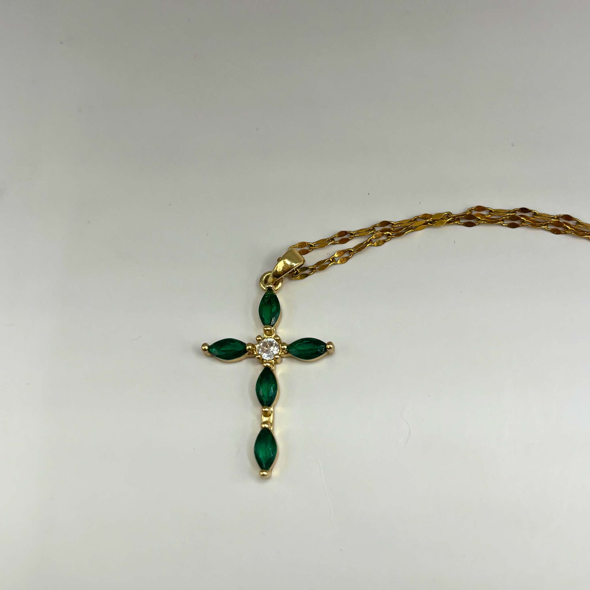 Collier Croix Eclat - Acier Inoxydable - Bijoux Croix