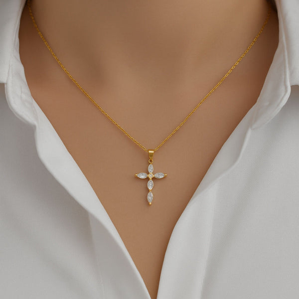 Collier Croix Eclat - Vue secondaire