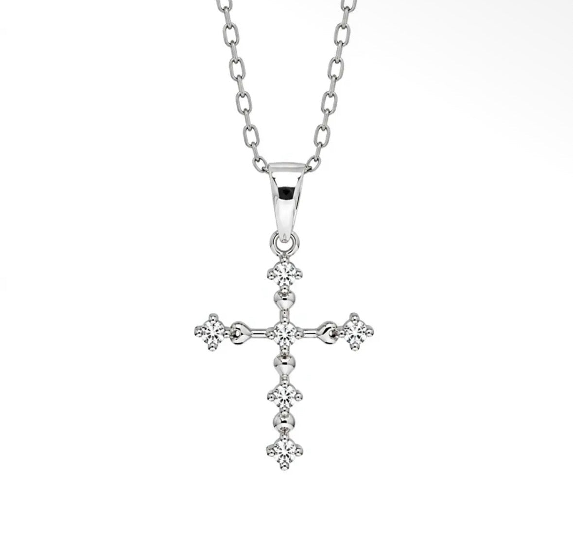 Collier Croix fine Argent - Bijoux Croix