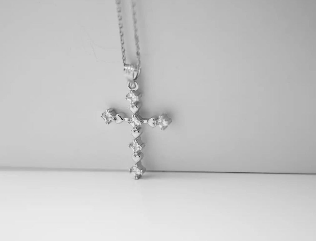 Collier Croix fine Argent - Bijoux Croix