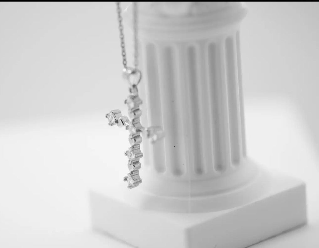 Collier Croix fine Argent - Bijoux Croix