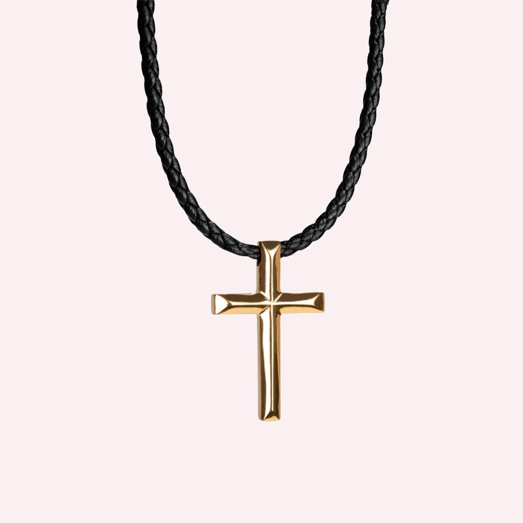Collier croix Homme - Acier inoxydable - Bijoux Croix