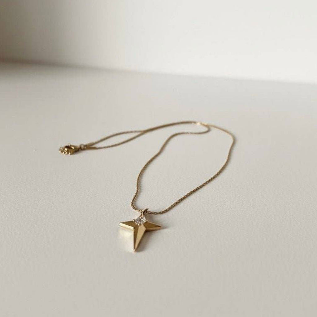 Collier croix Lydia – Plaqué Or 18K - Bijoux Croix