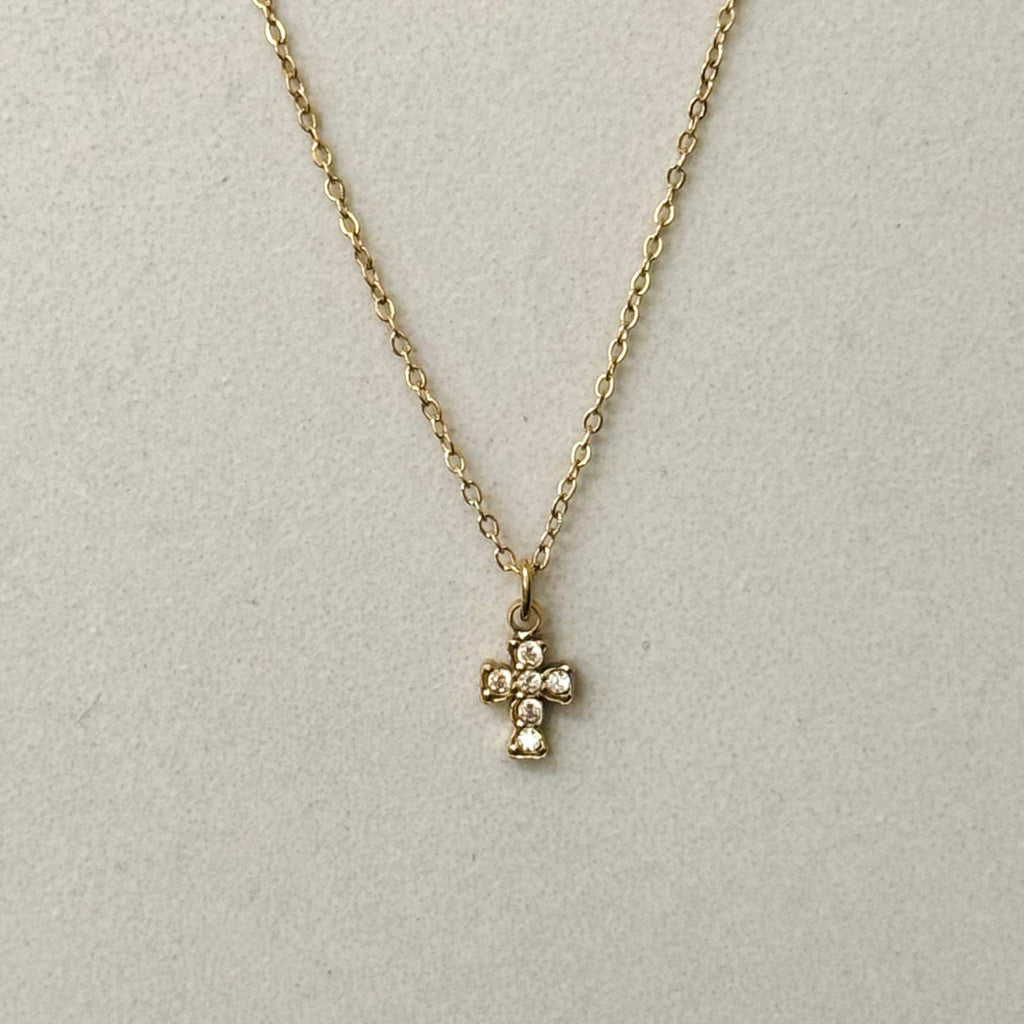 Collier Croix Noé minimaliste Acier Inoxydable - Bijoux Croix