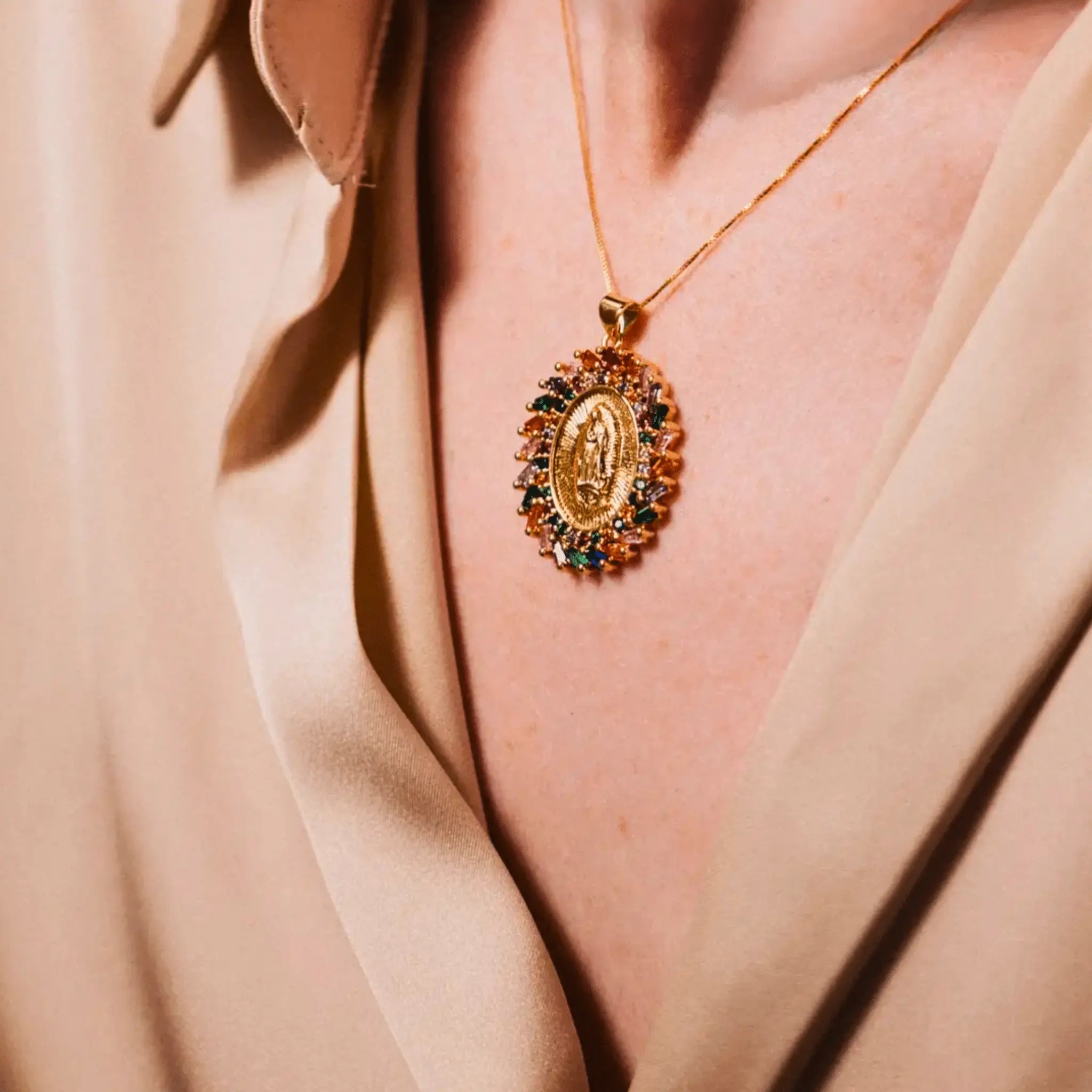 Collar Gloria - Chapado Oro - Bijoux Cruz