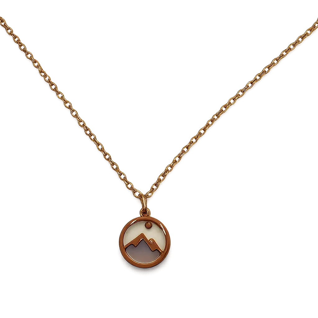 Collier Graine de Moutarde - Acier Inoxydable - Bijoux Croix