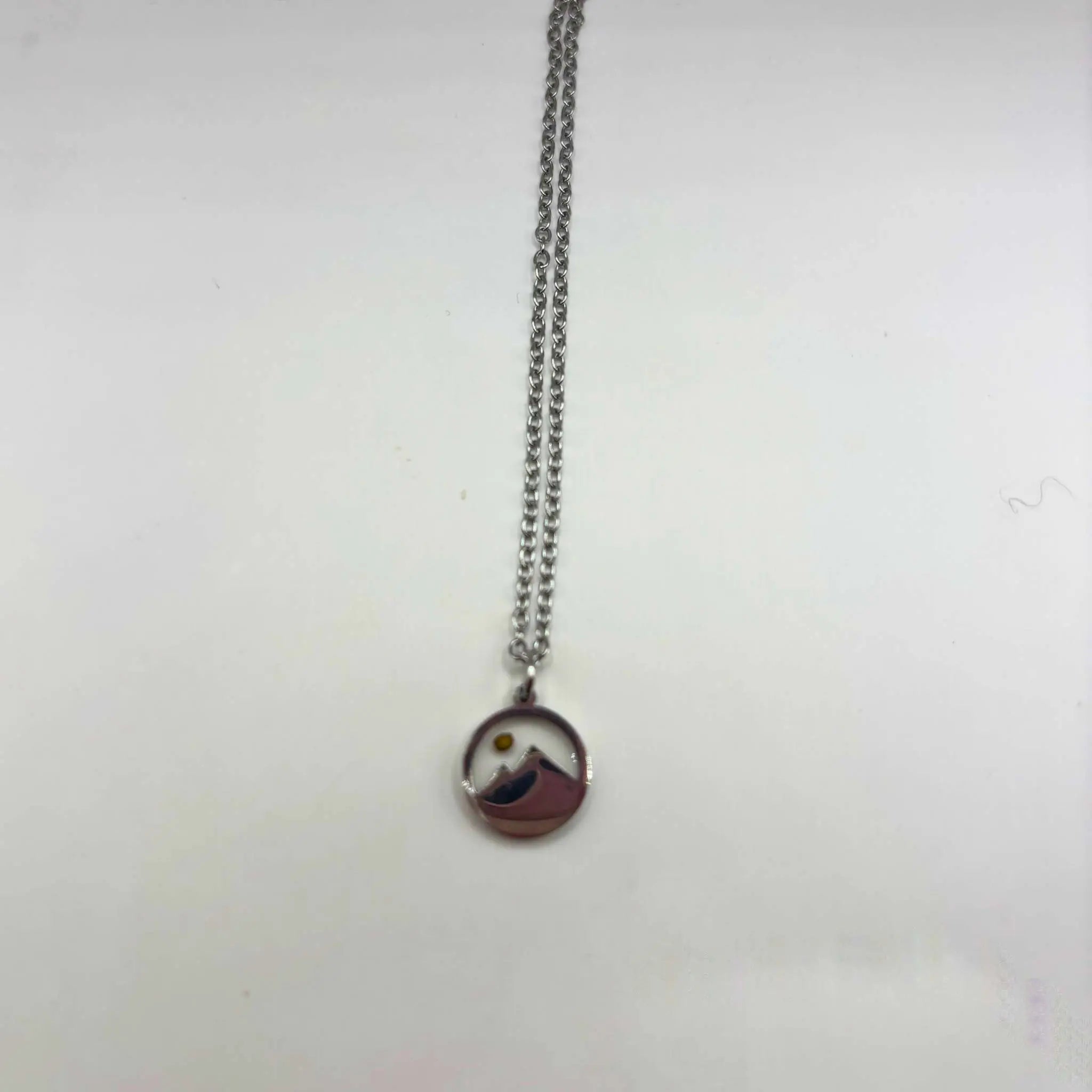 Collier Graine de Moutarde côté brillant