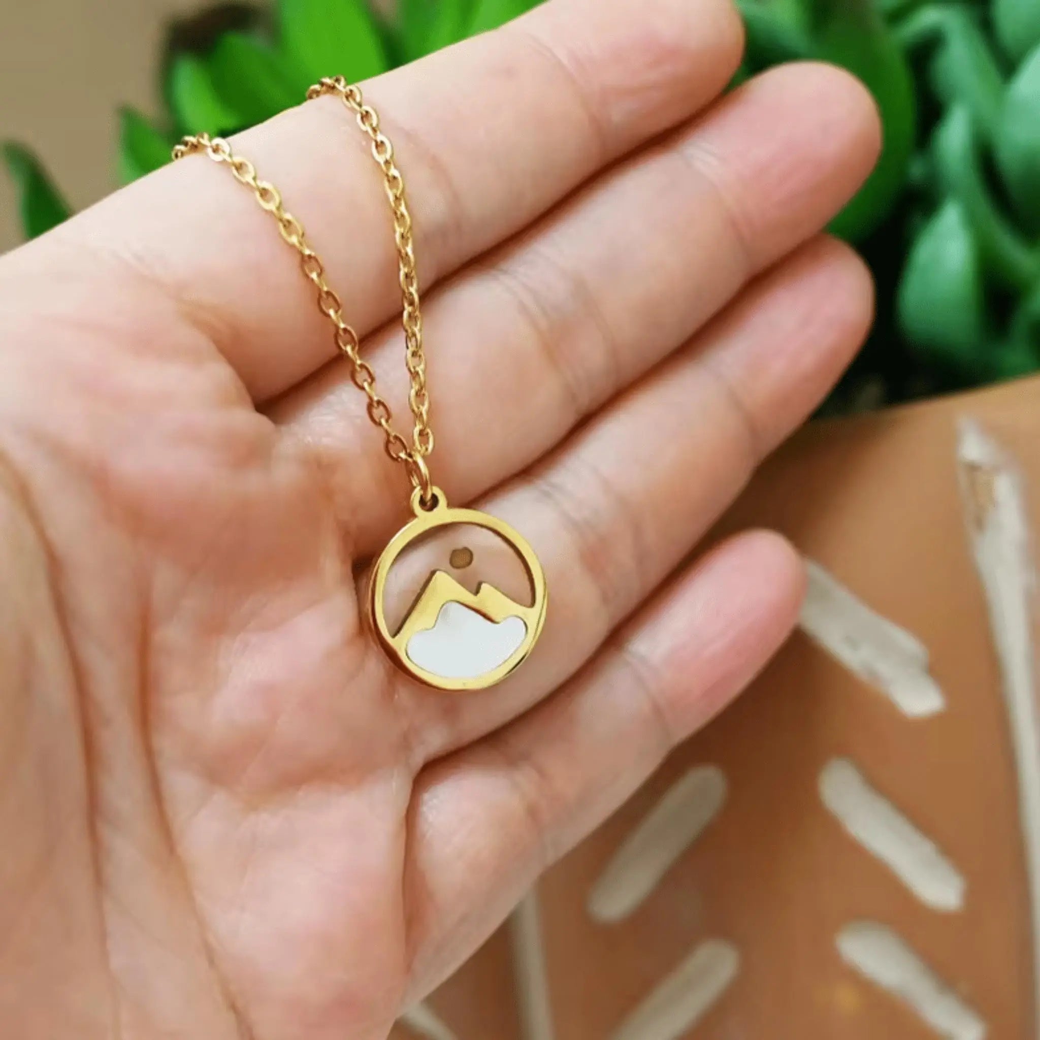 Collier Cœur Graine De Moutarde - Pendentif FAITH, Pierres Naturelles, Cadeau Chrétien Pour Femme - Anniversaire, Noël - 10