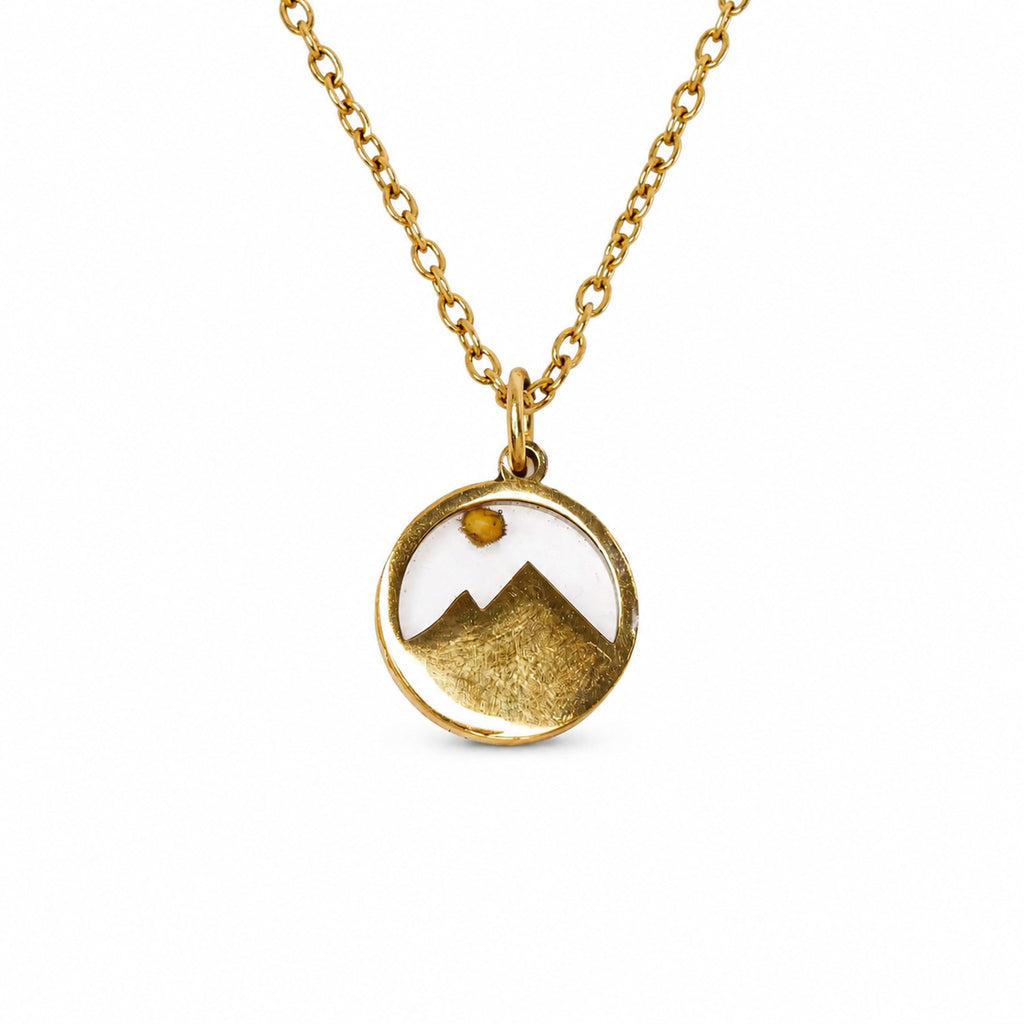 Collier Graine de Moutarde doré