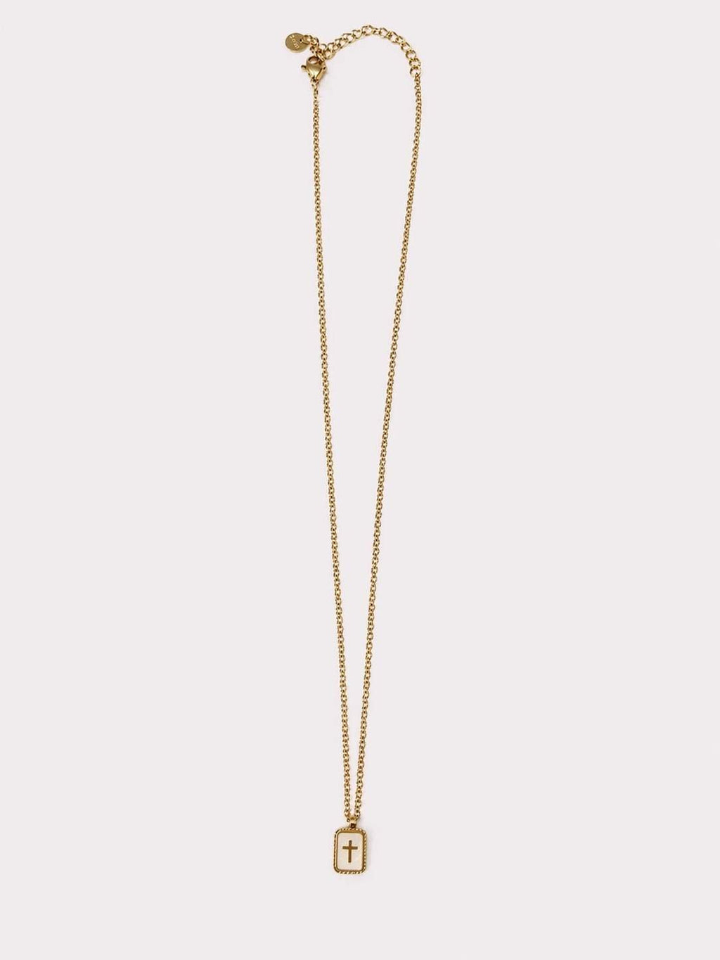 Collar Hineni - cruz discrète - Bijoux Cruz