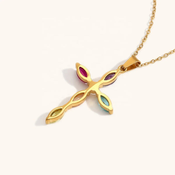 Collier Hosanna Acier Inoxydable 18K - Vue secondaire