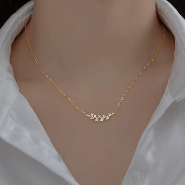 Collier Rameaux de Saule Argent - Vue secondaire