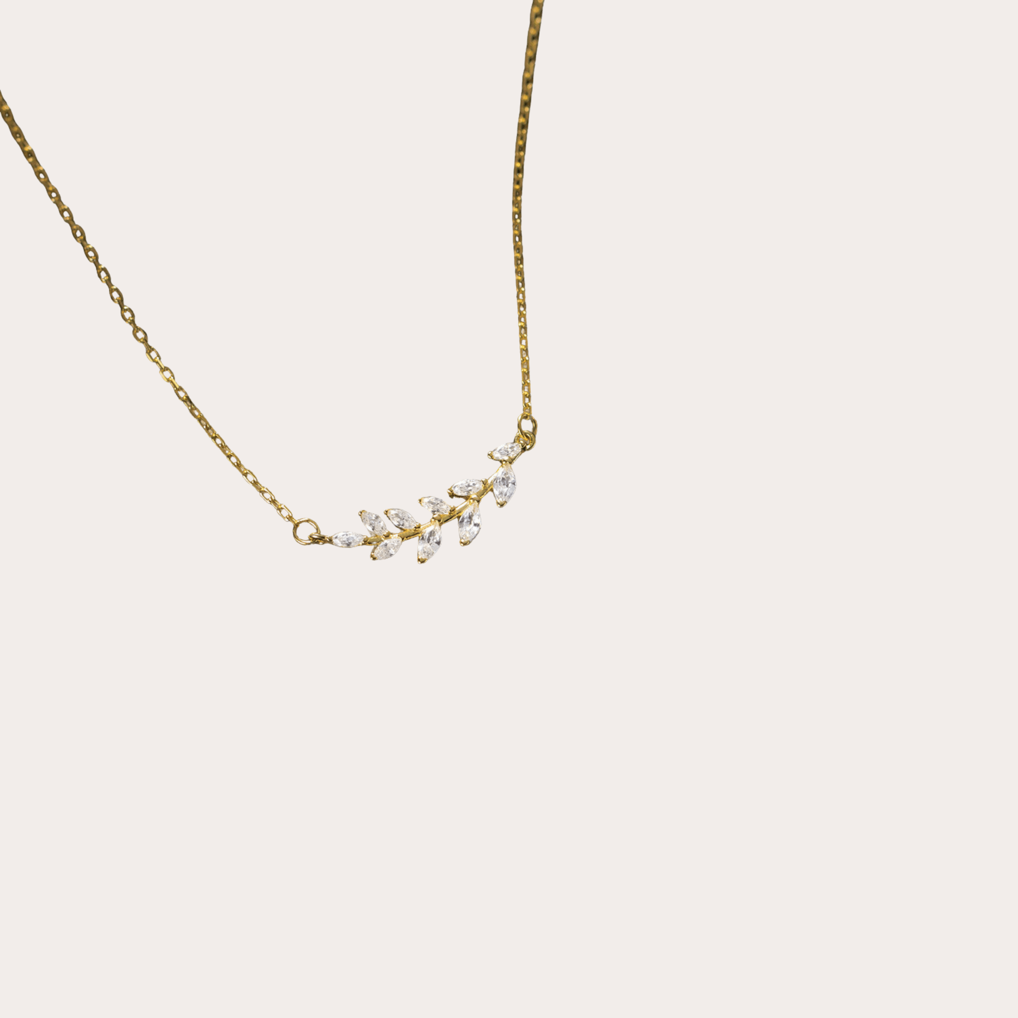 Collier Rameaux de Saule finition or