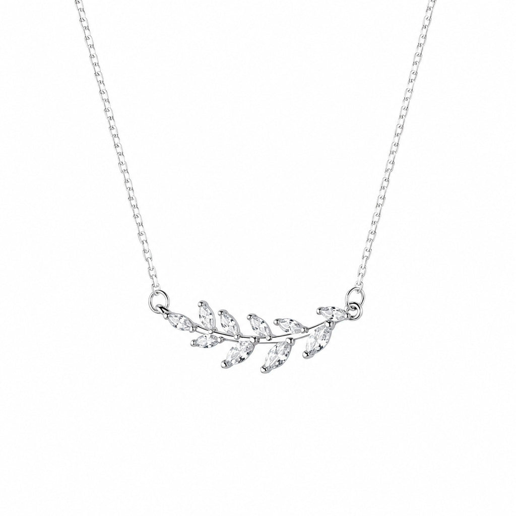 Collar rameaux sauel argenté zoomé