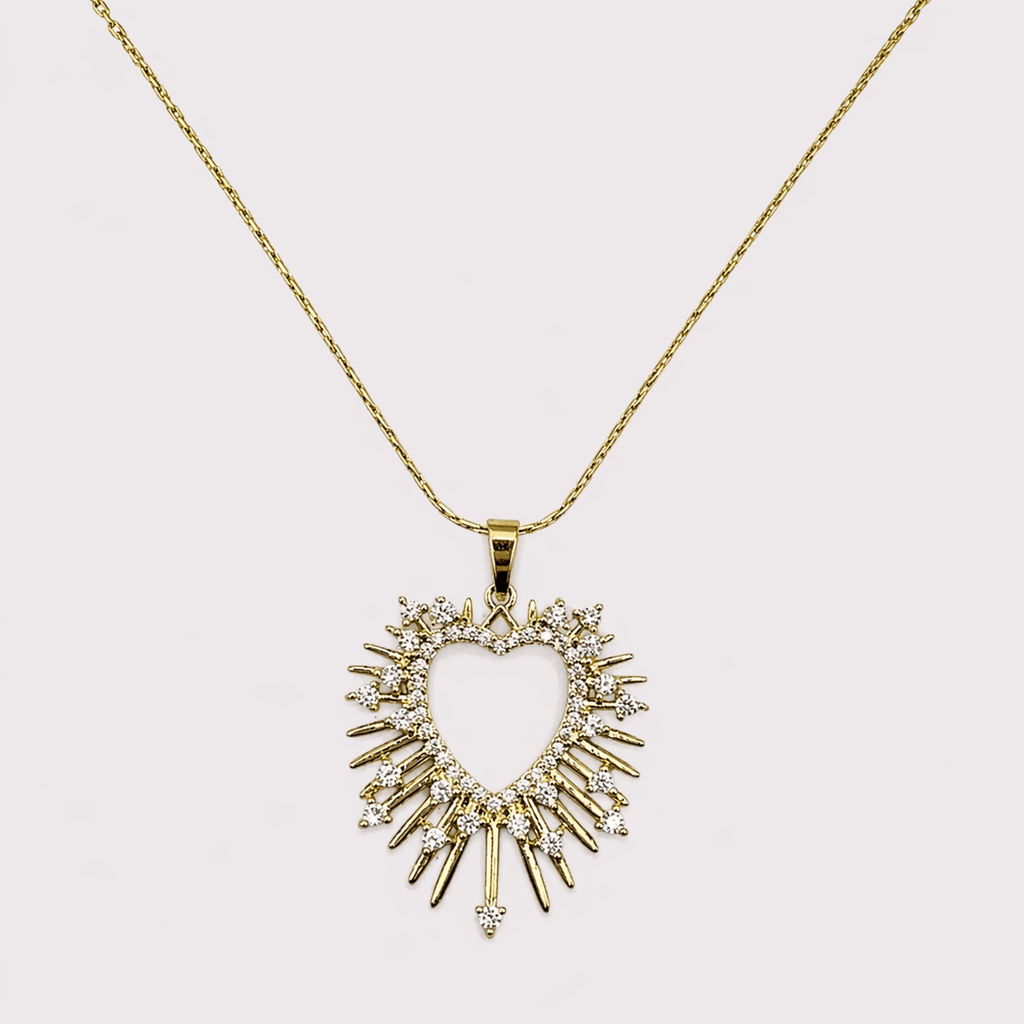 Collar rayonnant – acero inoxidabel - Bijoux Cruz