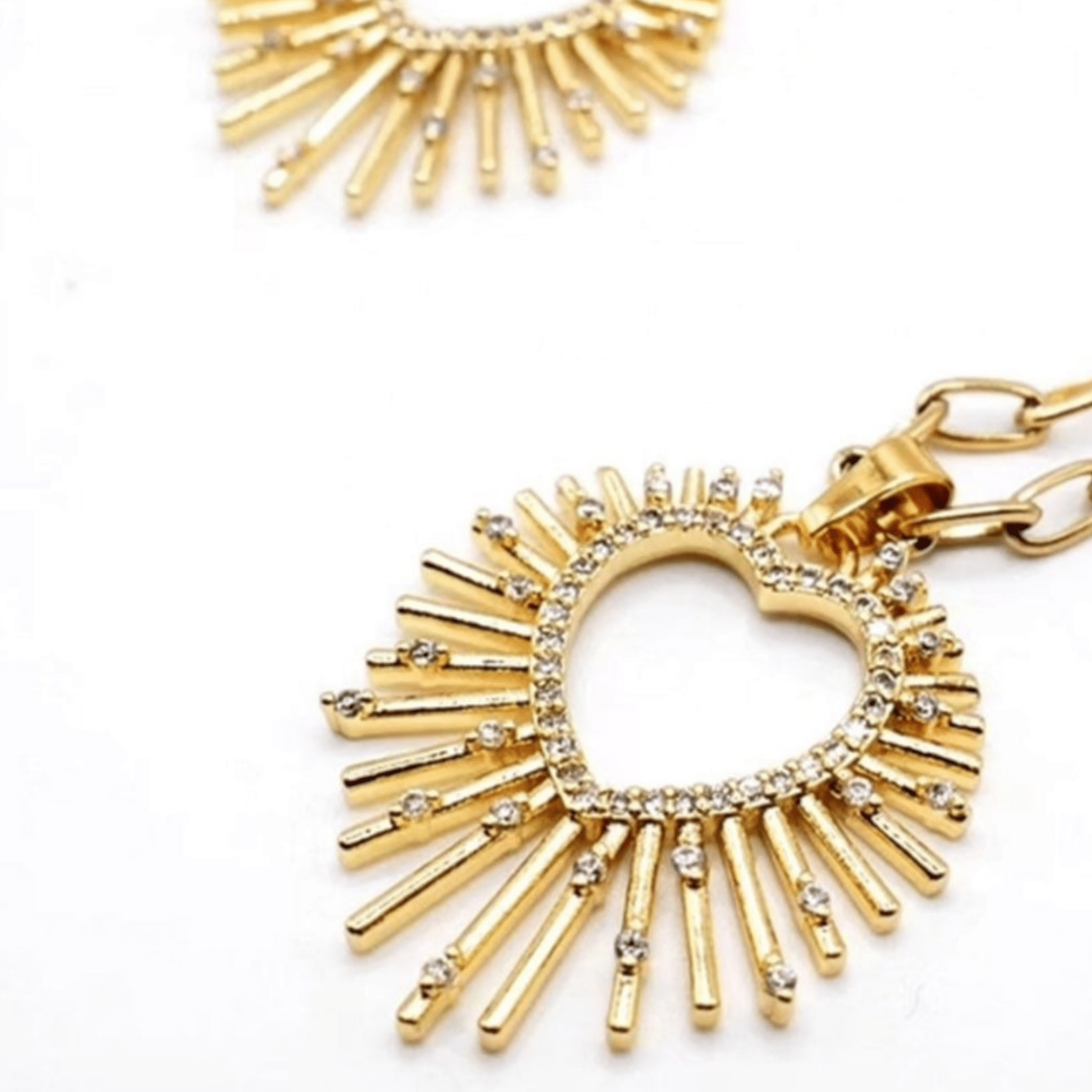 Collier rayonnant – Cœur Sacré - Bijoux Croix