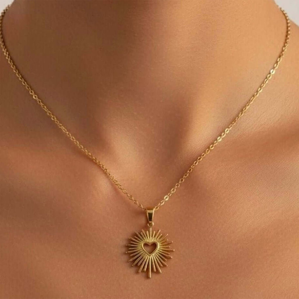 Collier Sacré - Cœur - Acier inoxydable - Bijoux Croix