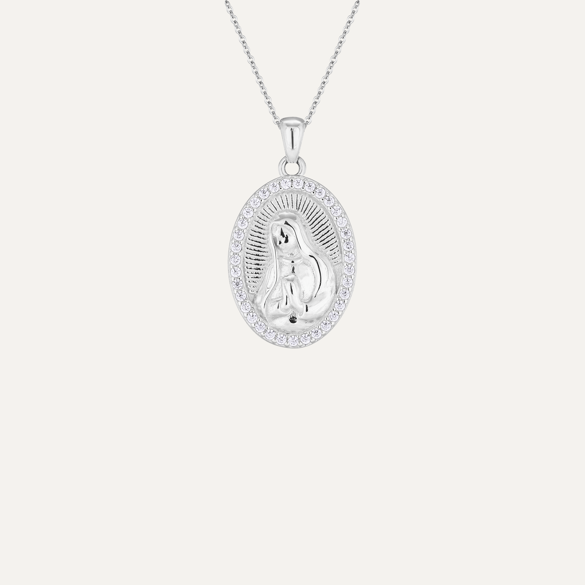 Collier Sainte Vierge - Argent 