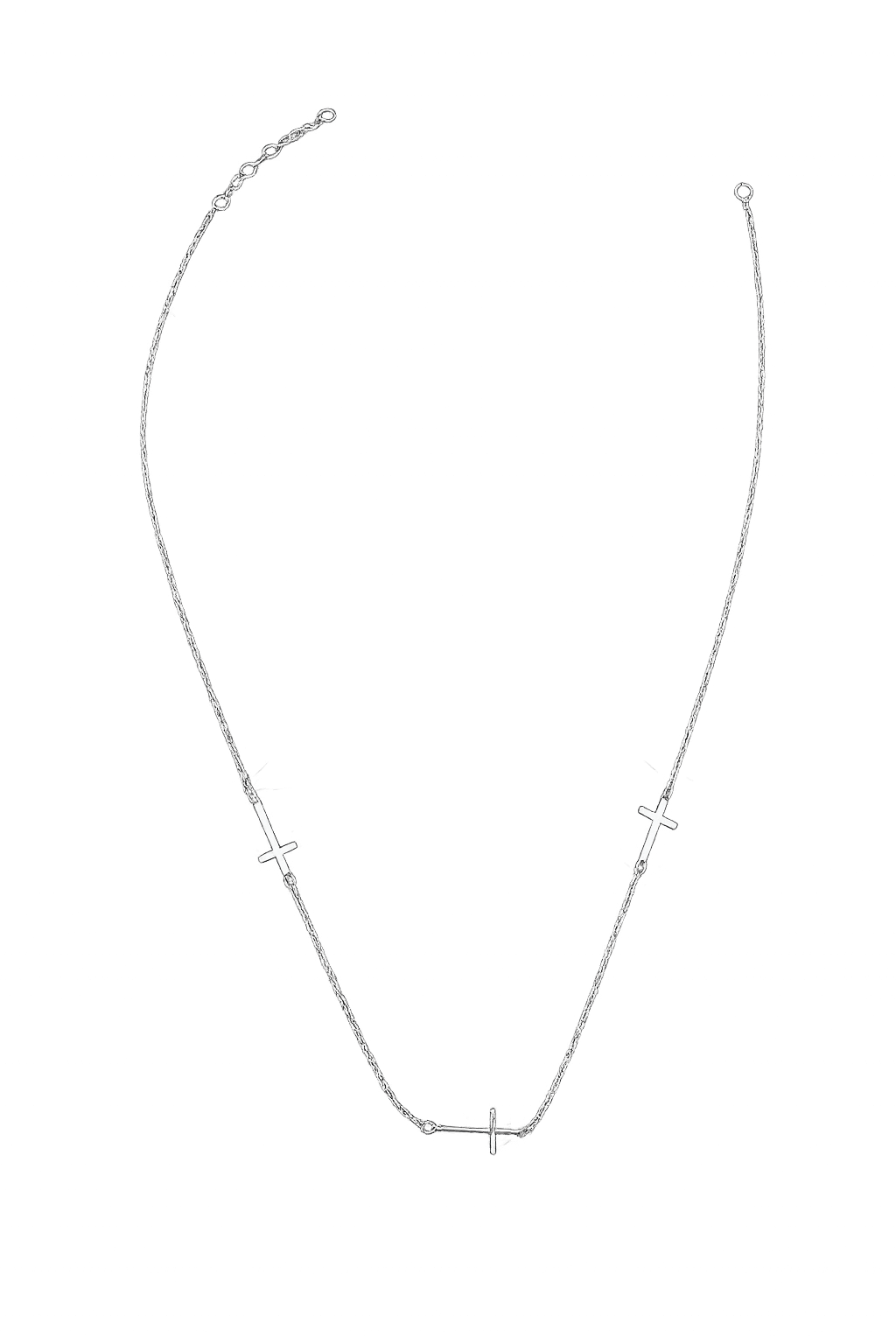 Collier trois croix - Bijoux Croix