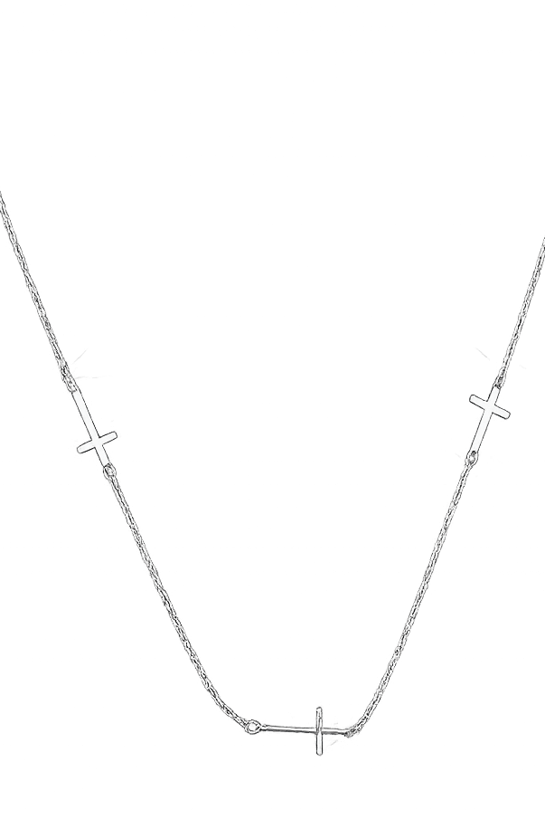 Collier trois croix - Bijoux Croix