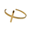 Jonc Ouvert Croix - Bijoux Croix
