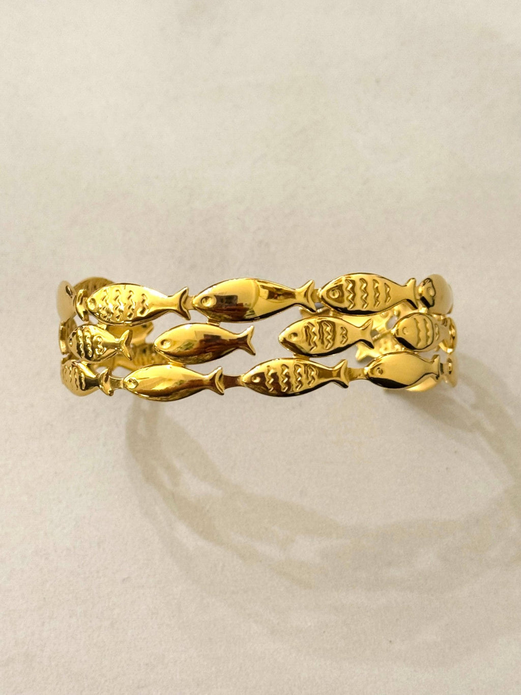Jonc Poissons Ichtus - Bijoux Croix