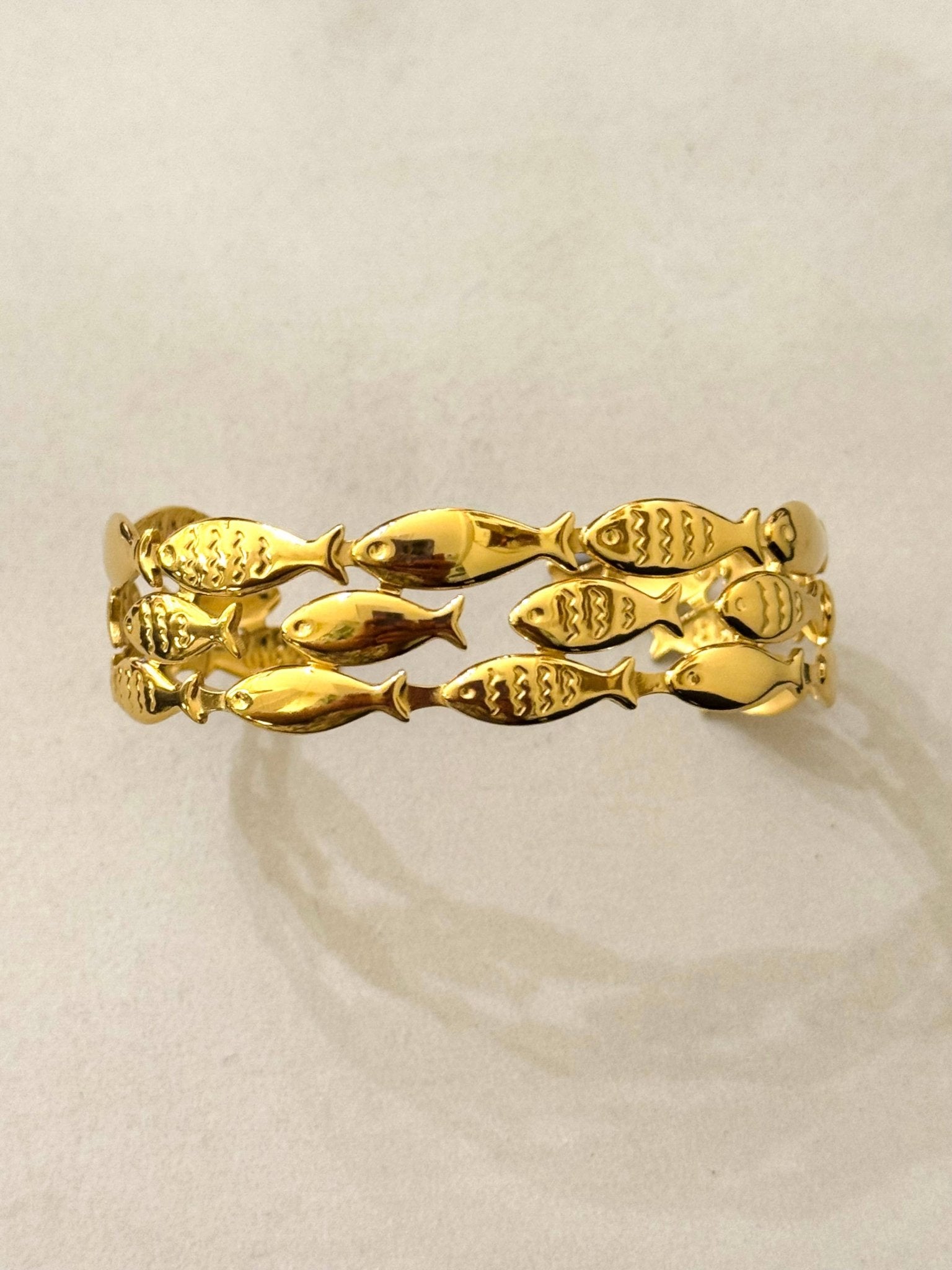 Jonc Poissons Ichtus - Bijoux Croix